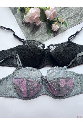 Кружевной бюстгальтер чашка полупоролон Lanny Mode 11420 